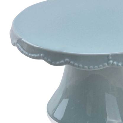 CE07037BL	 D5.6"H3.2" - EASTER CAKE PLATE