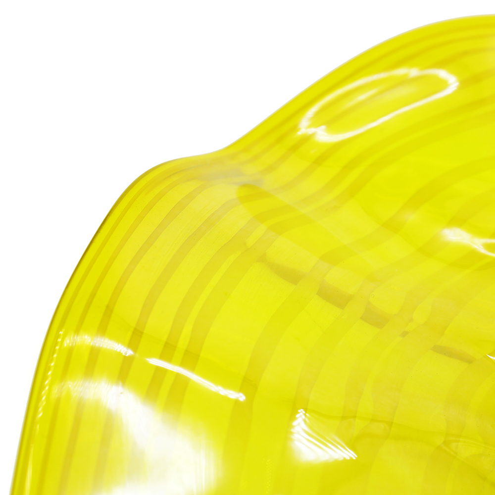 85595	 D25.5"H6" - ART GLASS WALL PLATE