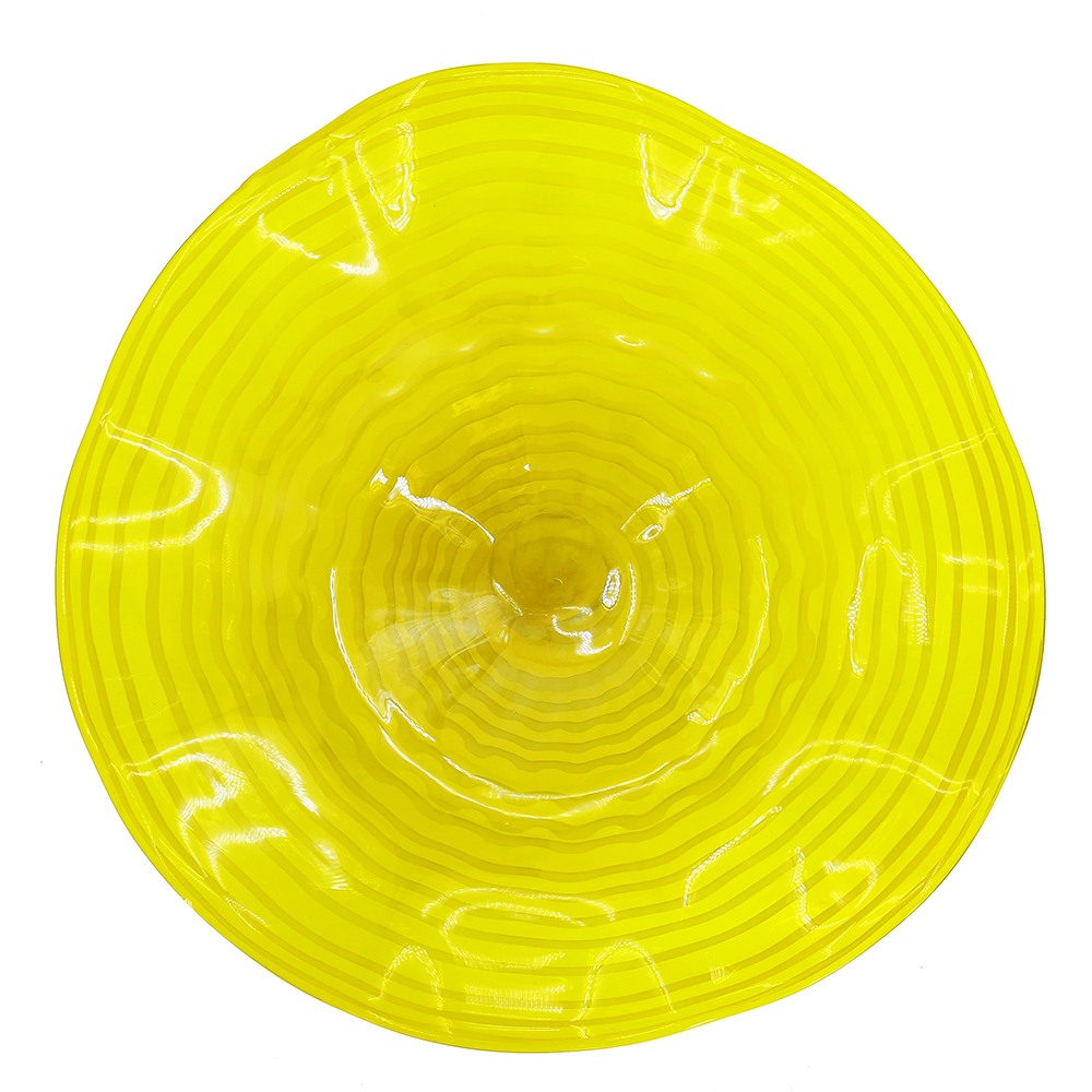 85595	 D25.5"H6" - ART GLASS WALL PLATE