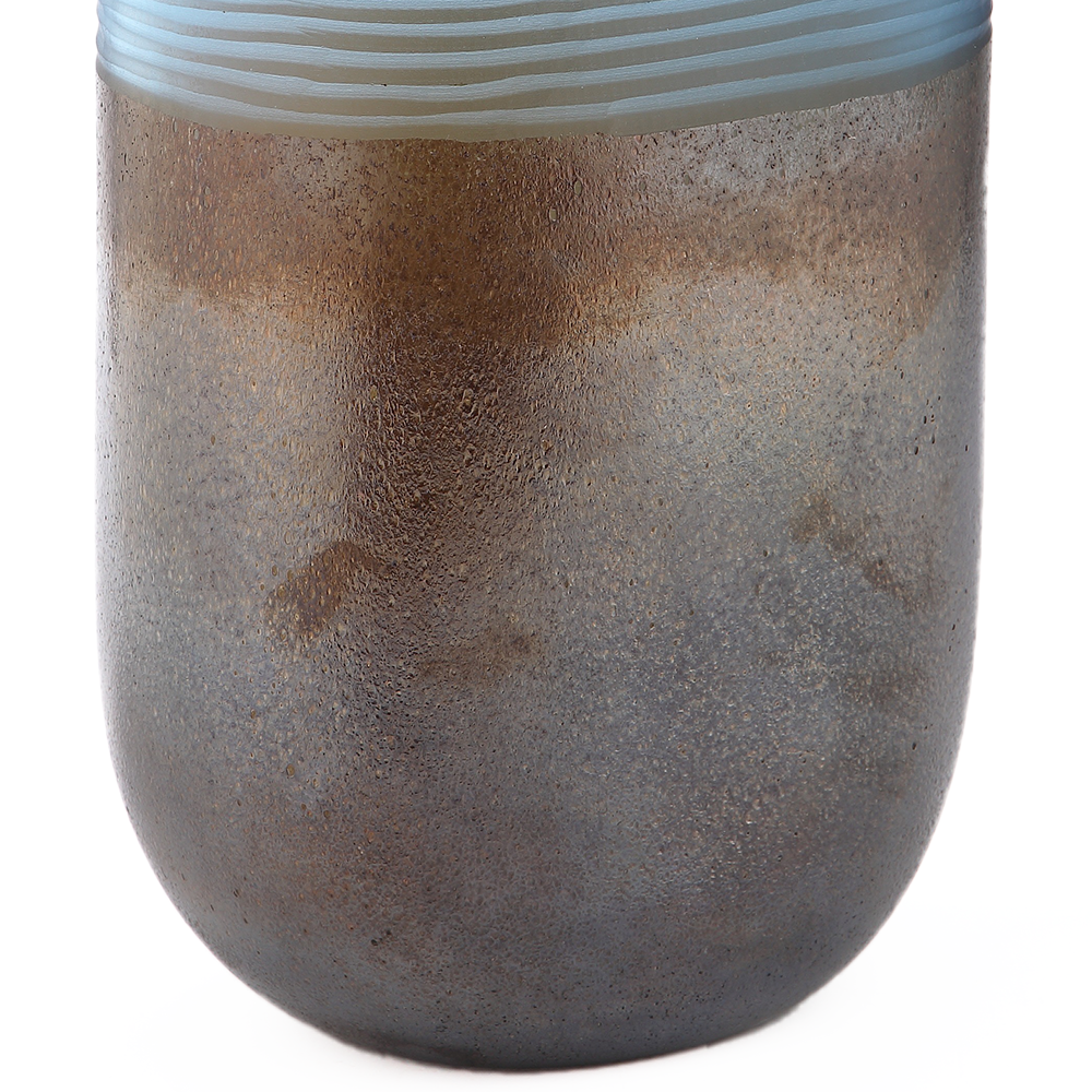 21118	 *L9.4"W5.9"H15.4" - GLASS VASE