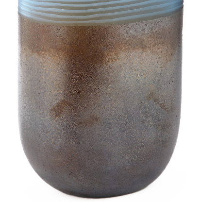 21118	 *L9.4"W5.9"H15.4" - GLASS VASE