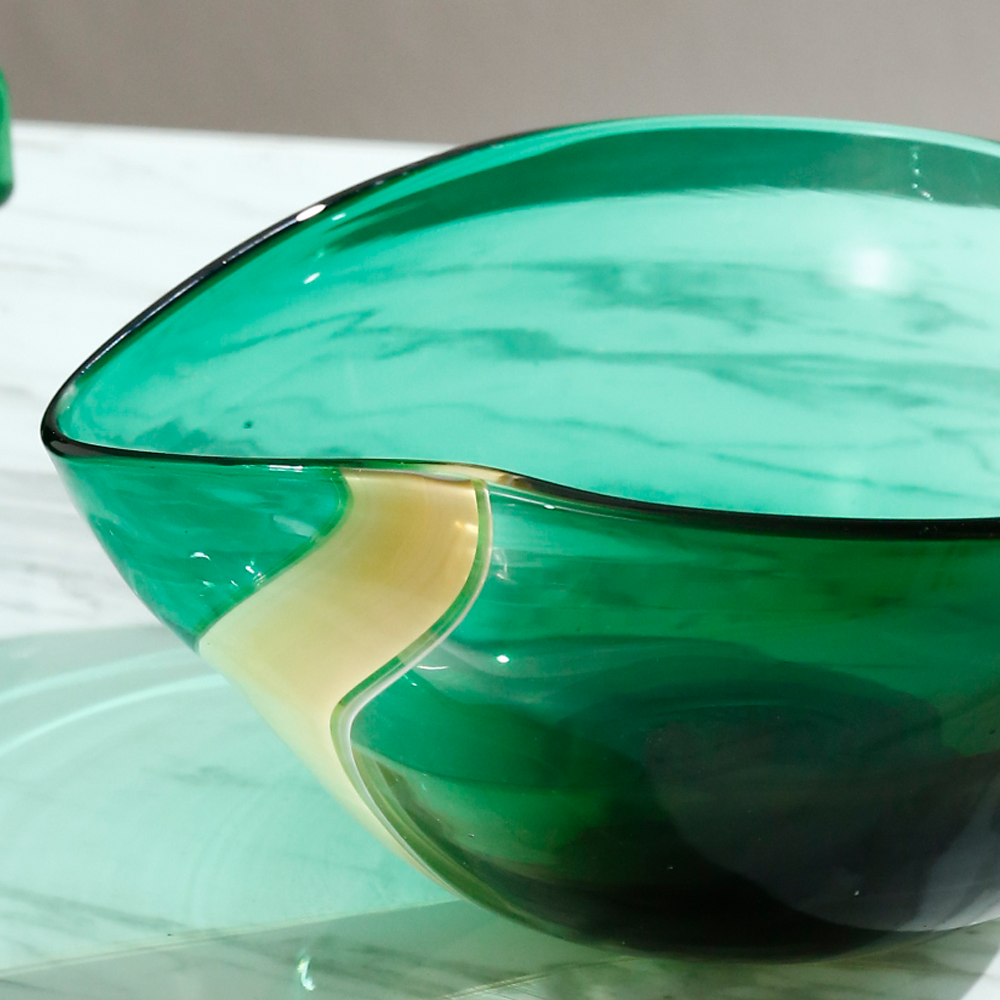 21141	 D10"H4.5"GLASS PLATE 4PC/CASE
