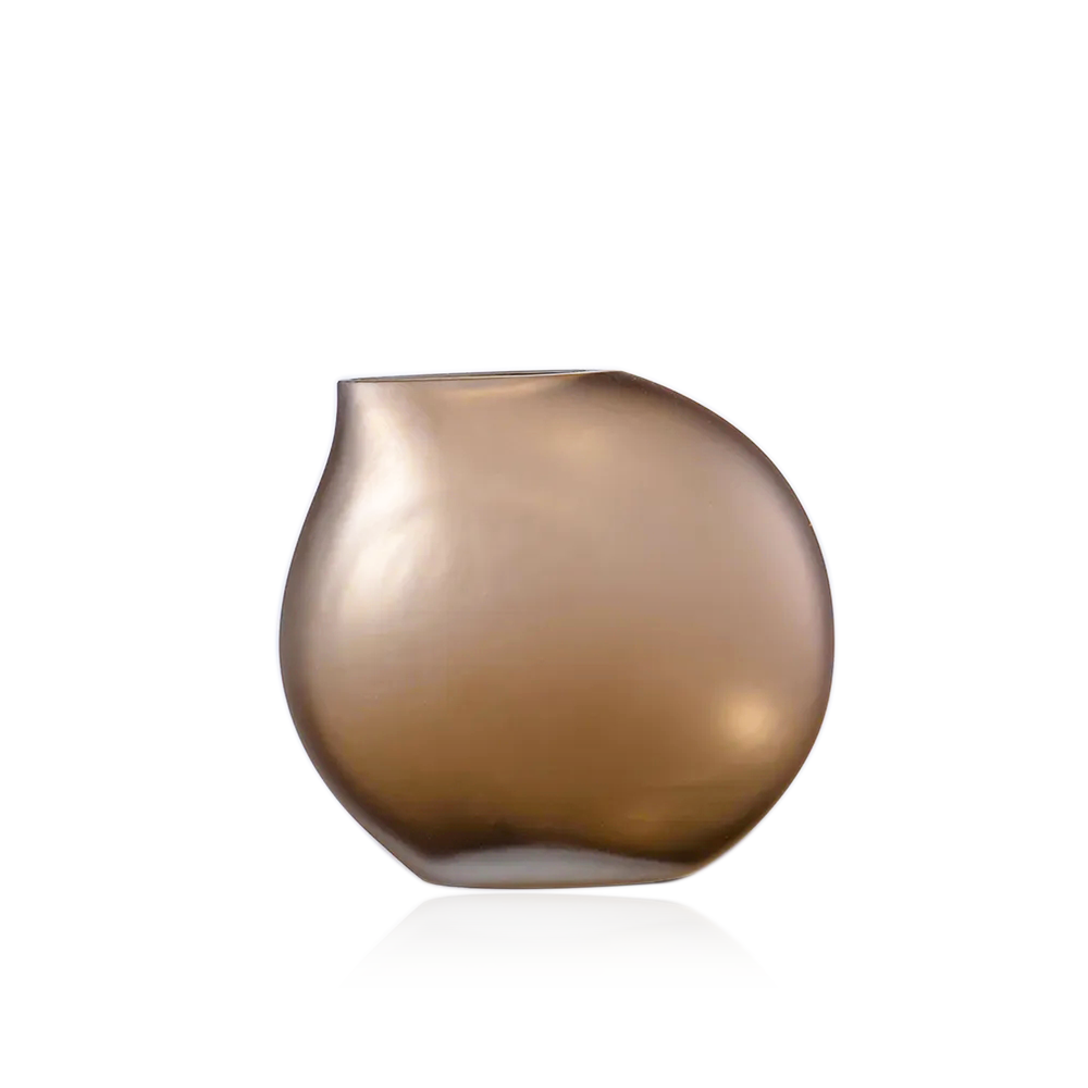 21230	 L7.9W4.3H7.5" - GLASS VASE