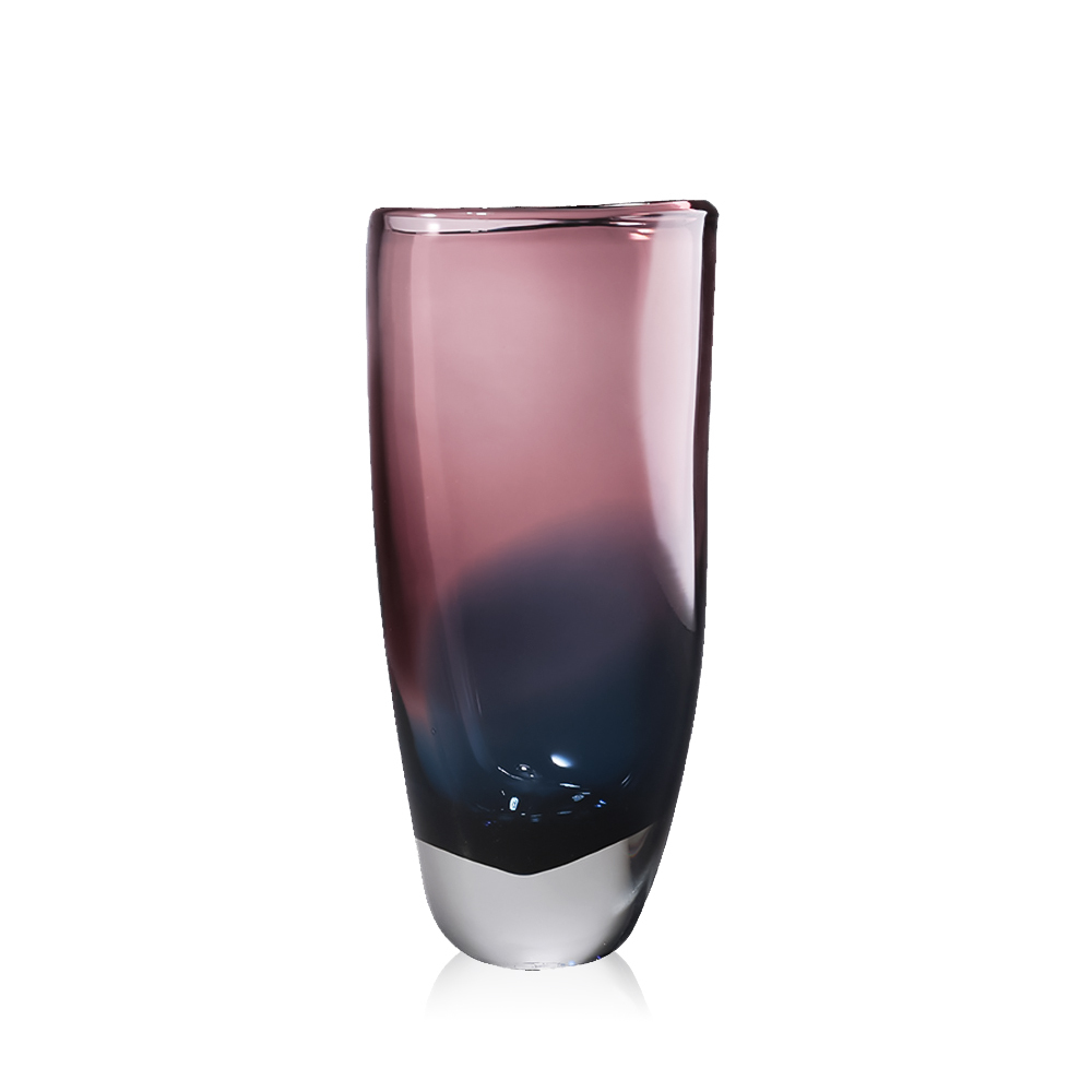 21249 D5.51"H11.81" - GLASS VASE