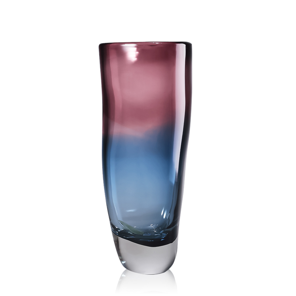 D6.3"H14.57" - GLASS VASE