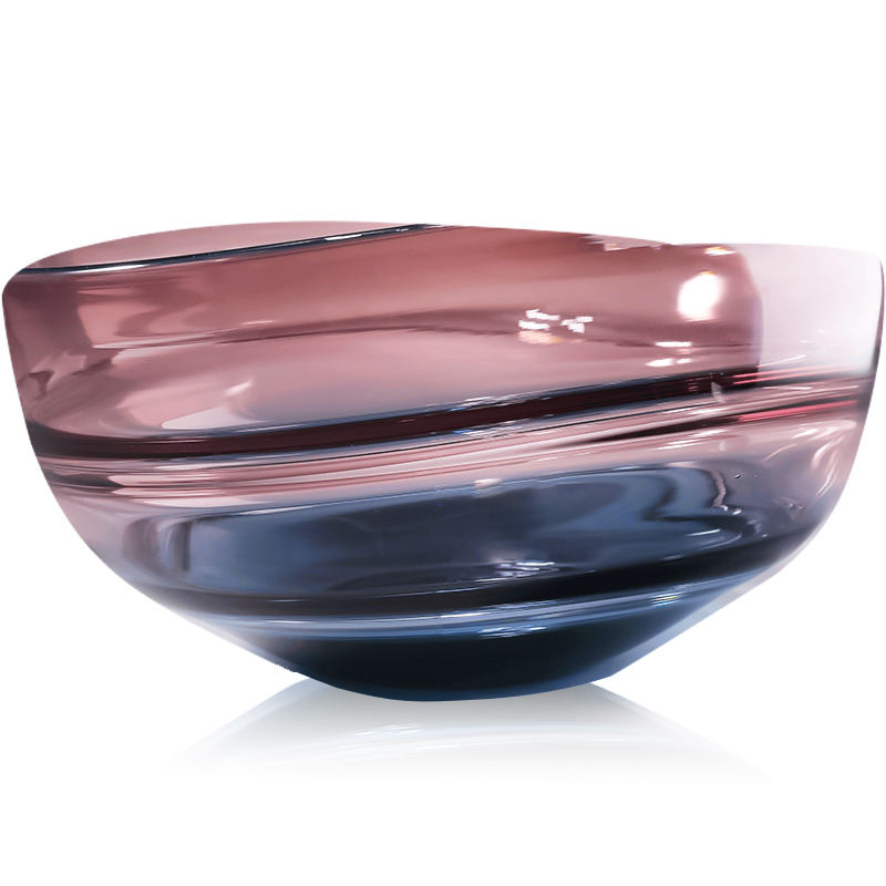 D13.78"H7.09" - GLASS VASE