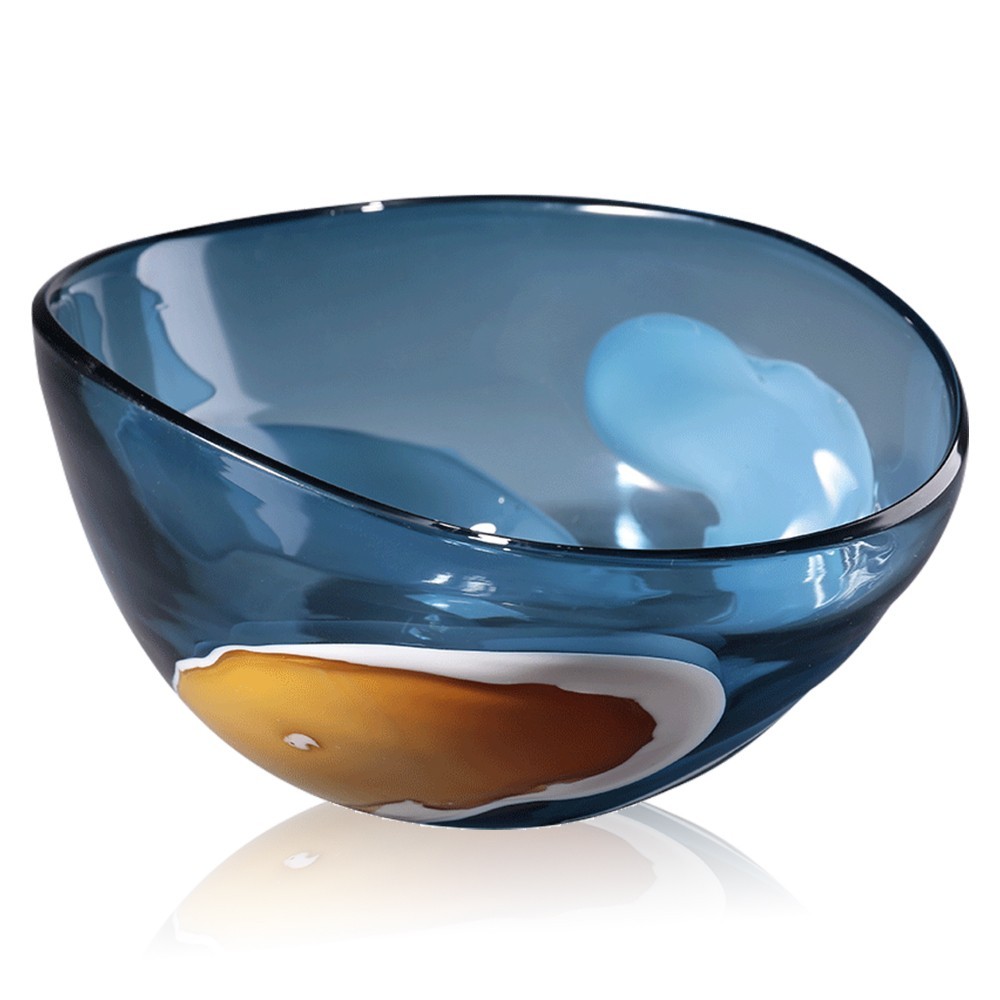 D11.02"H4.7" - GLASS VASE