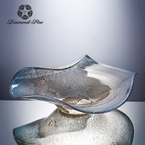 D16.5"H5"GLASS PLATE 2PC/CASE