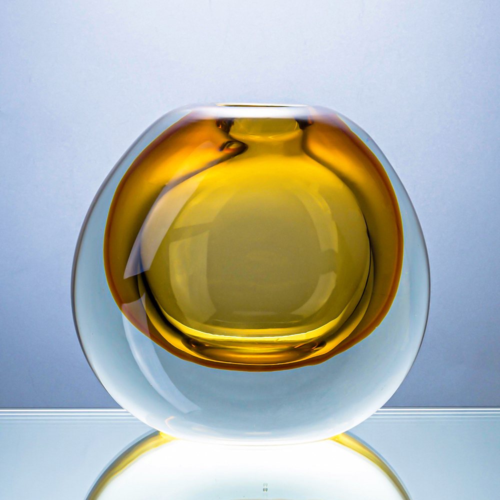 L5.5W2.8H5.5" - ART GLASS VASE