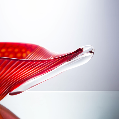 21361	 *L18.7W10.4H4.1" - GLASS BOWL
