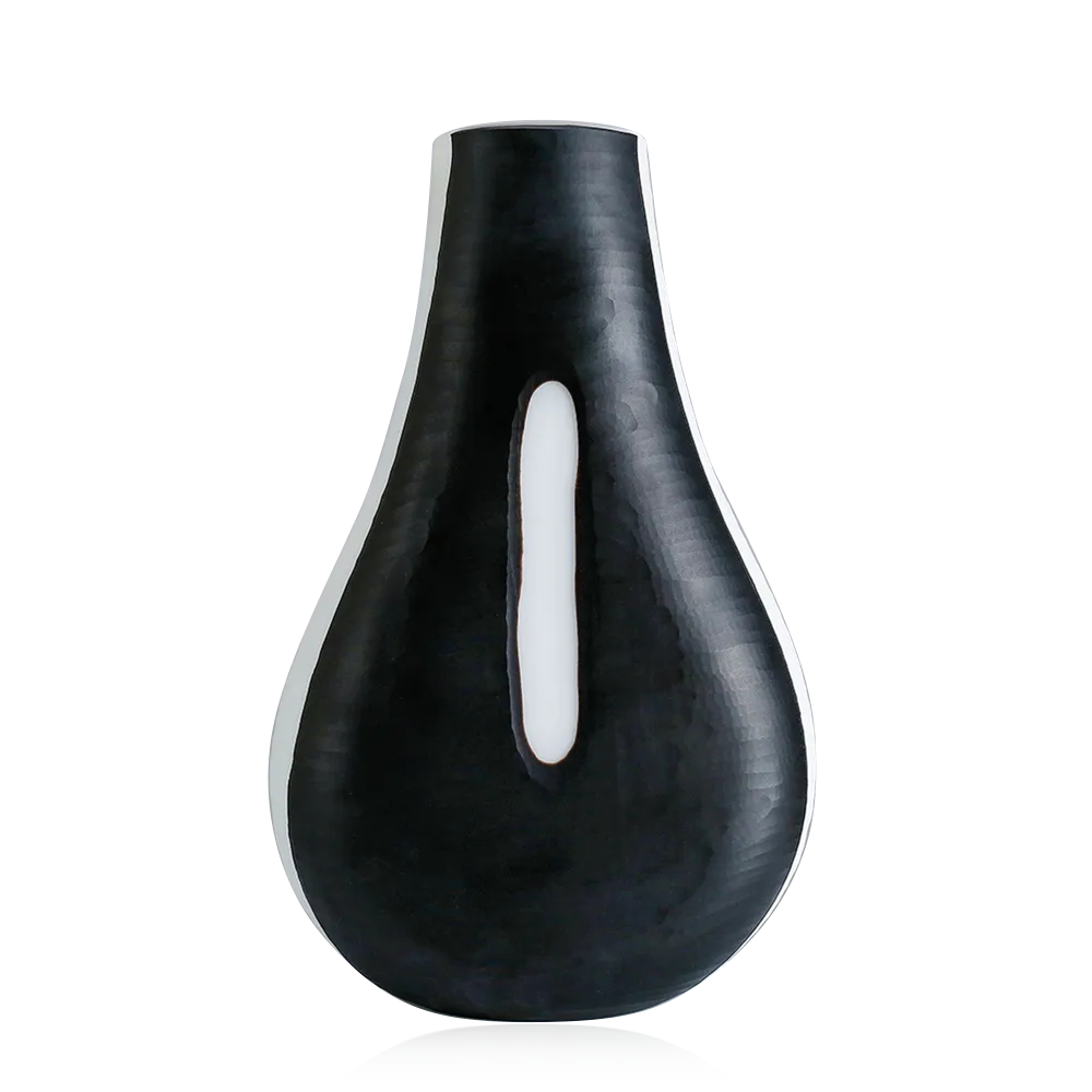21510	 L10.4W5.7"H16.5" - GLASS VASE