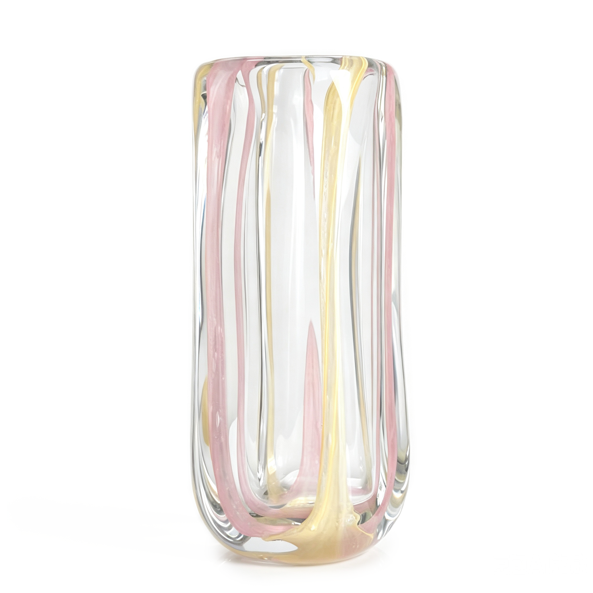 21551	 H12" D5"GLASS VASE