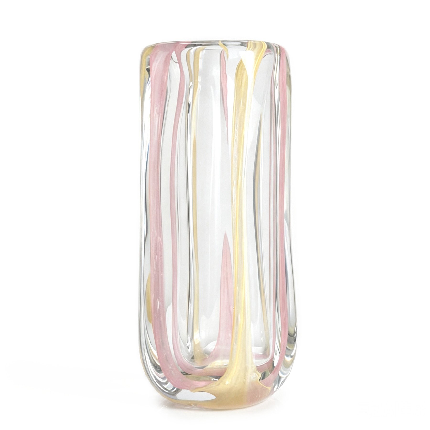 21551	 H12" D5"GLASS VASE