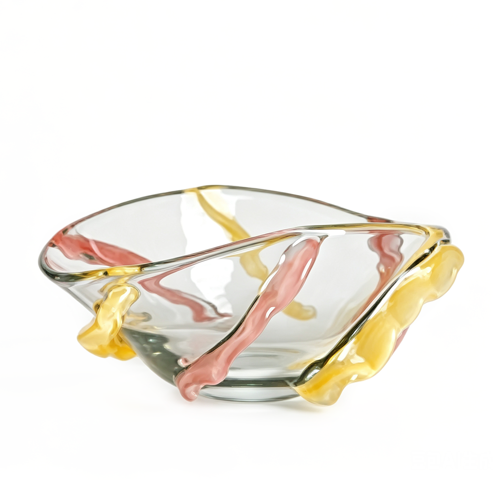 21553	 H6" D13"/7"GLASS PLATE