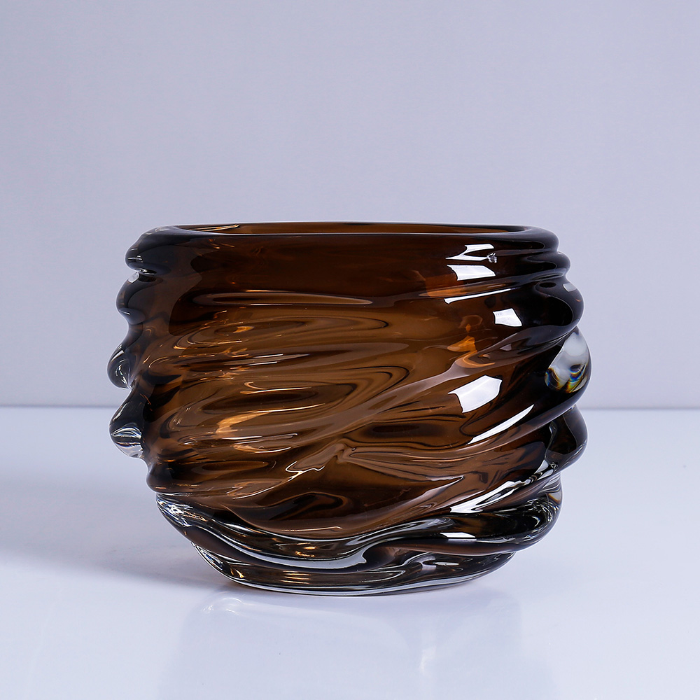 L8.9"W5.5"H6.5" - GLASS VASE