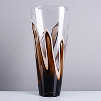 L7.5"W5.5"H16.5"GLASS VASE 2PC/CASE