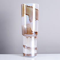 L6"W6"H17.5"GLASS VASE 4PC/CASE