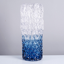 L5.5"W5.5"H12.5"GLASS VASE 4PC/CASE