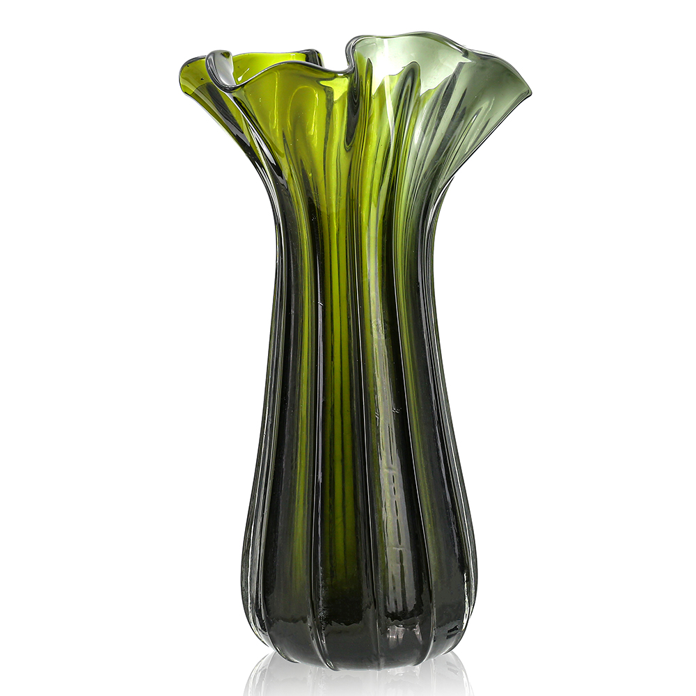 *D8.7"H15.4" - GLASS VASE
