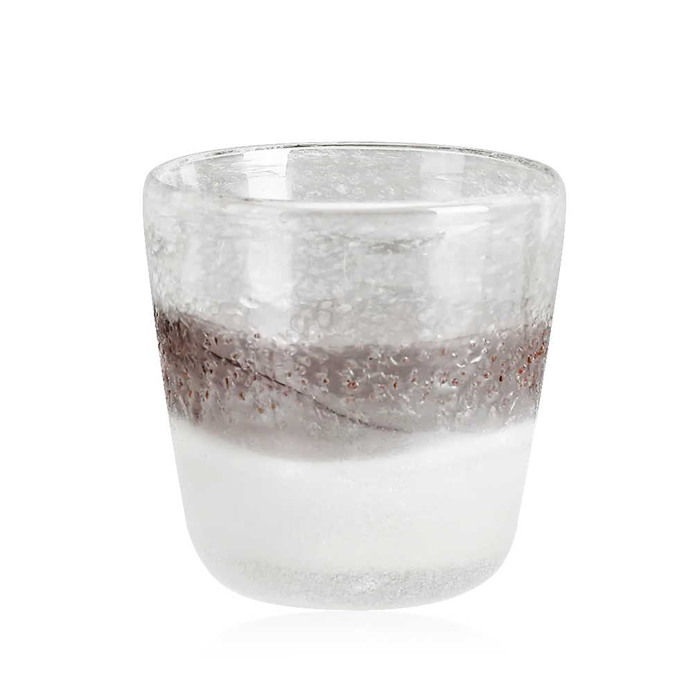 22146	 D5.9"H8.1" - GLASS VASE