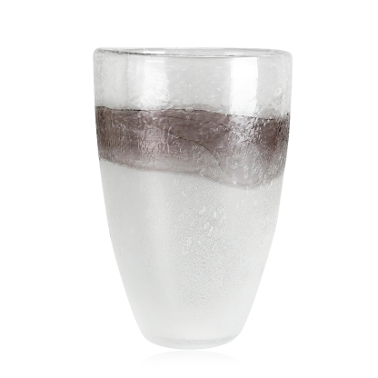 22147	 D6.9"H10.8" - GLASS VASE