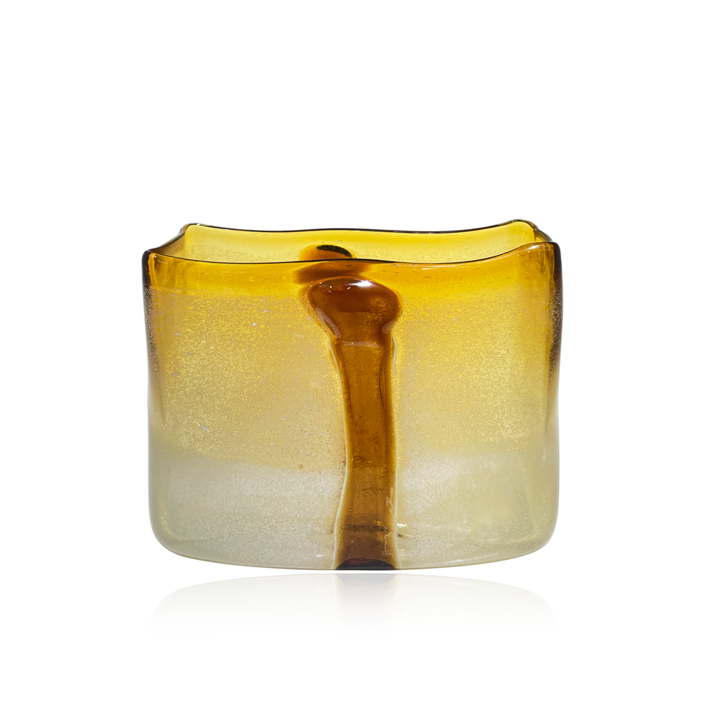 22164	 L7.5"W3.5H6.3" - GLASS VASE