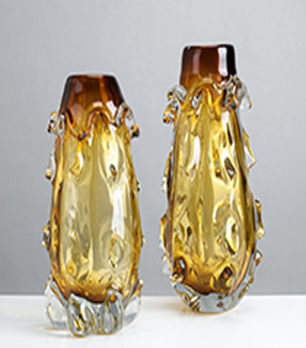 22168	 *D5.5"H12.6" - GLASS VASE