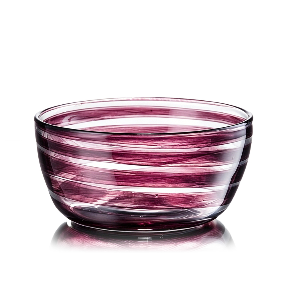 23073	 D10.4"H4.9" - GLASS VASE