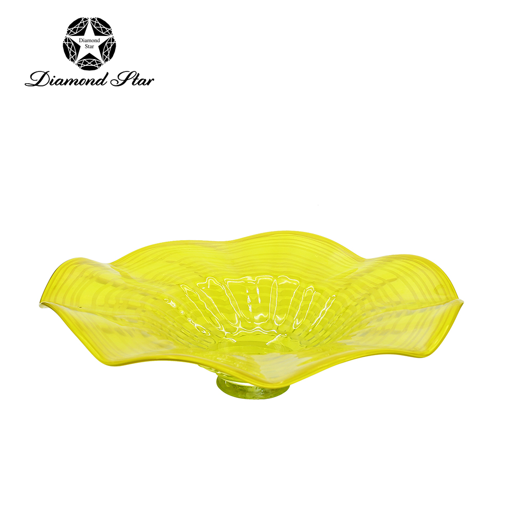 85594	 D20"H4" - ART GLASS WALL PLATE