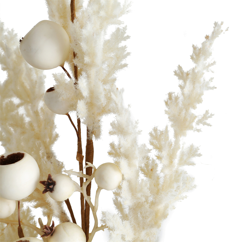 31341	 L26W5.9H2.4" - WHITE BERRIES PICK