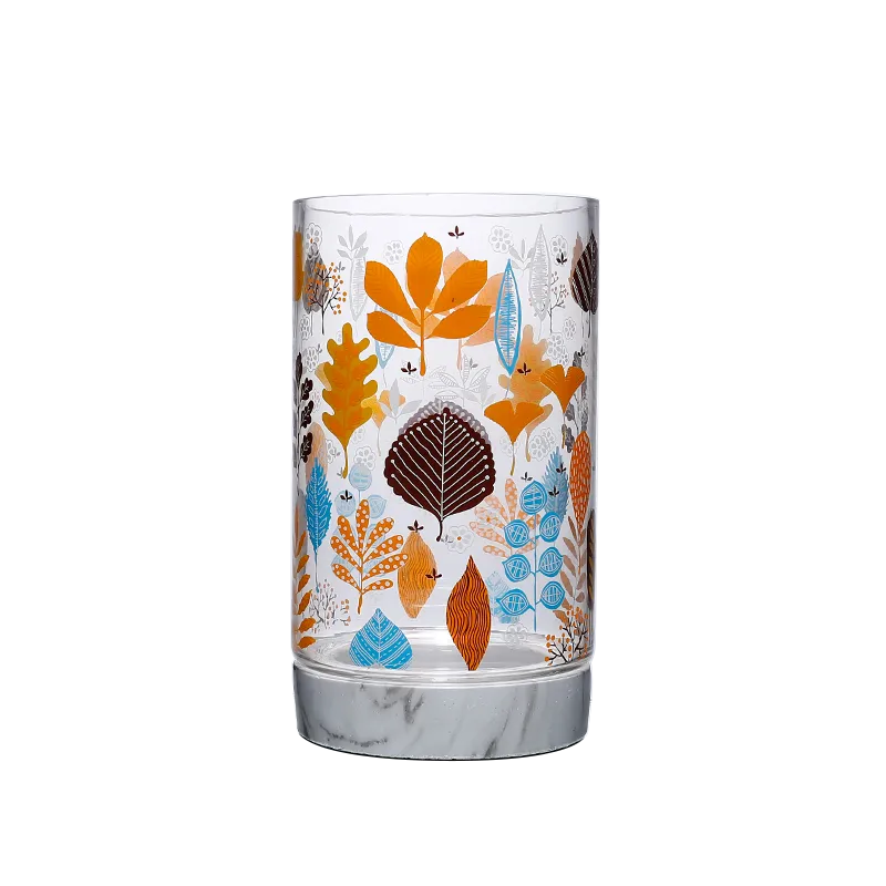 27034	 D5.9"H10.6" - GLASS VASE