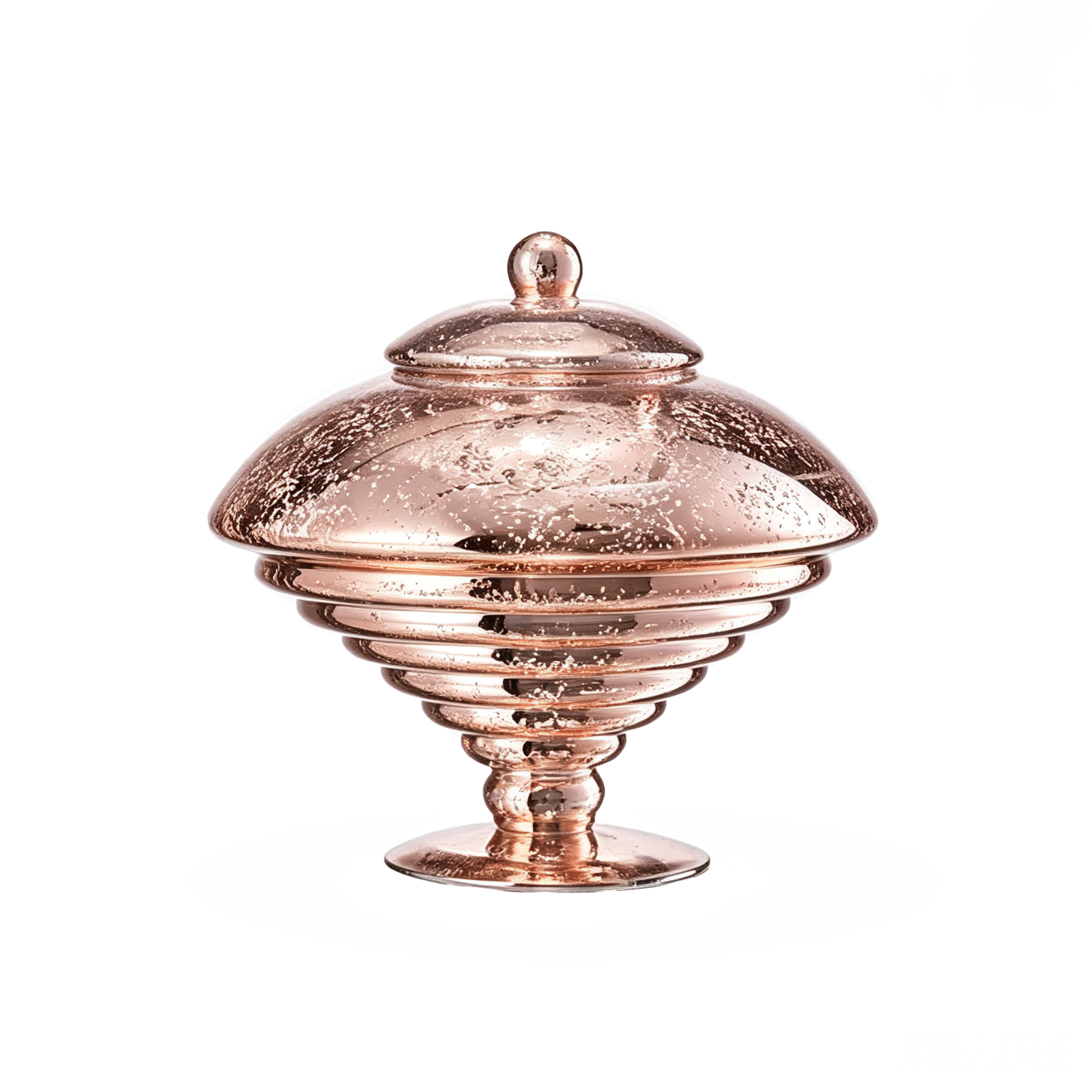 28004	 D9.4"D11"H10" - DECORATIVE GLASS JAR