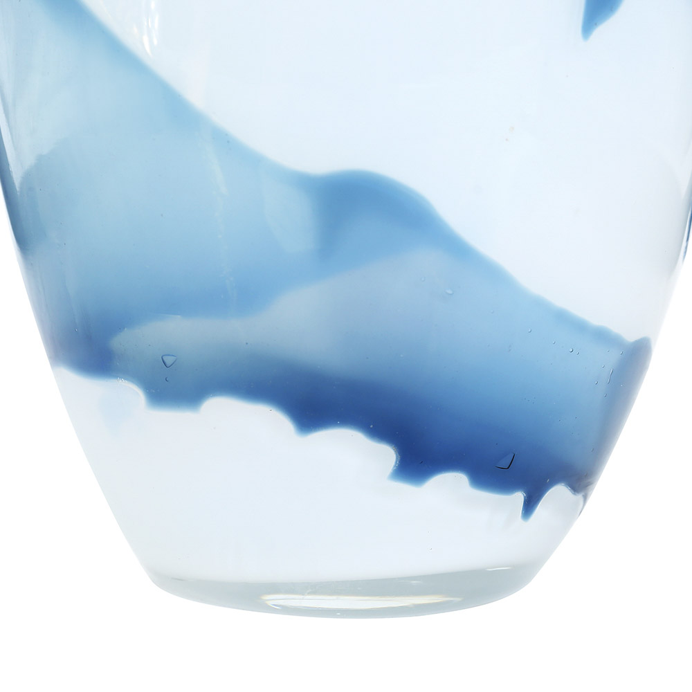 D8"H17.5" - GLASS VASE