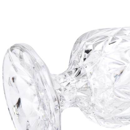 GA56002S3	 D4.3"H5.7" - ASSORTED DESIGNS GLASS VASES