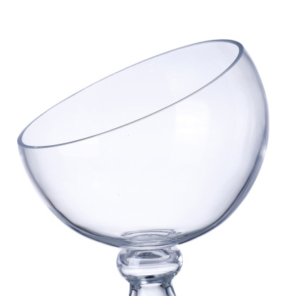 64451	 D9.5"H13" - GLASS CANDLEHOLDER