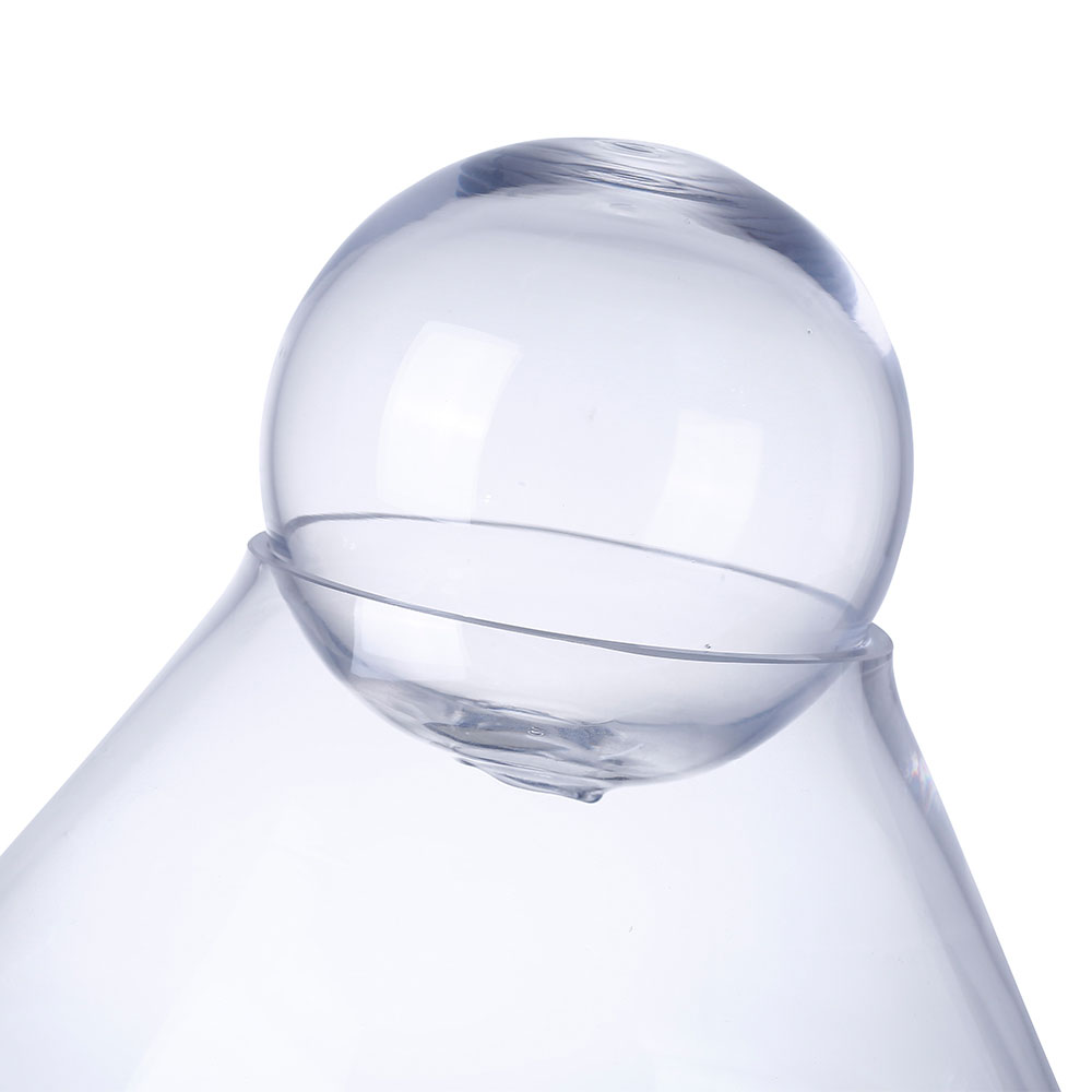 64518	 D9.5"H13.5" - GLASS JAR WITH BALL LID