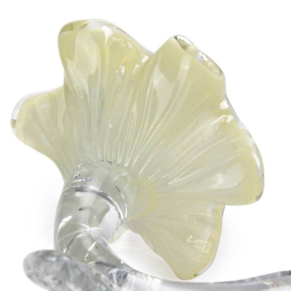 GE53004YE	 L3.5"W3.5"H3.9" - GLASS FLOWER