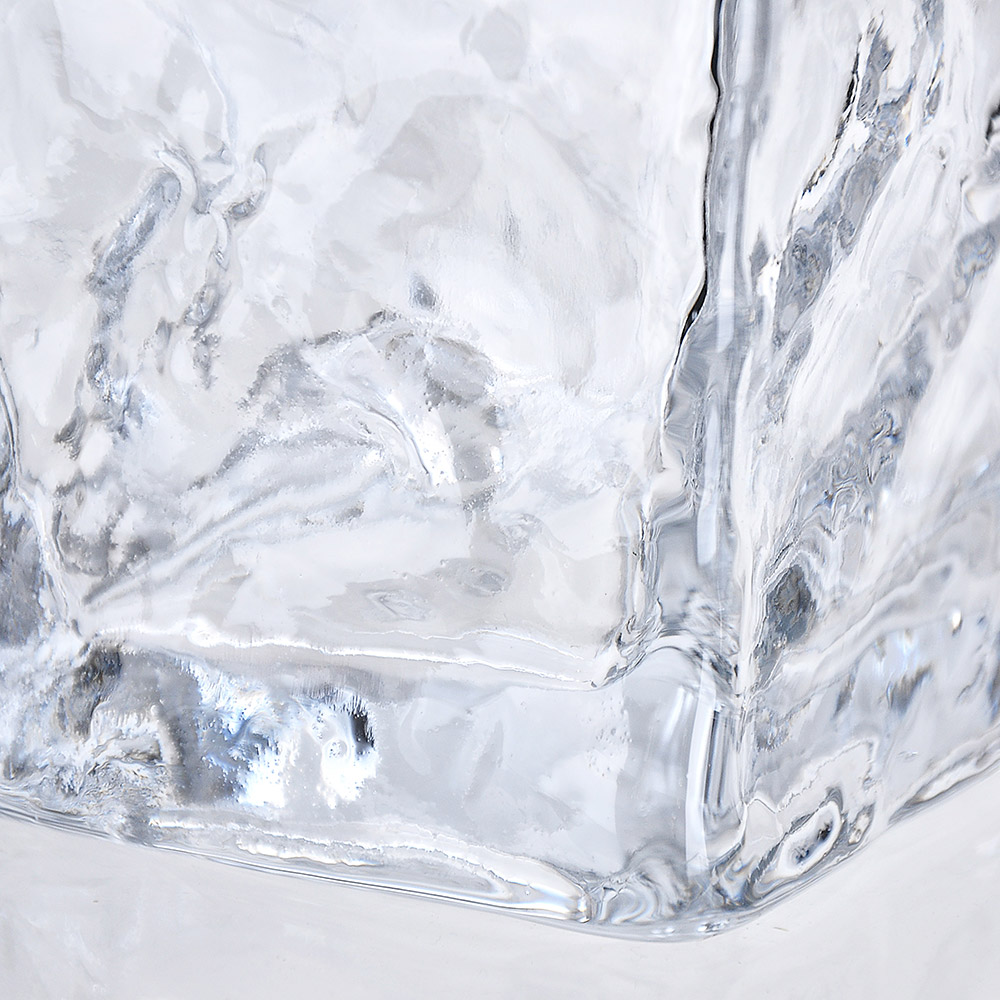 GA78009	 L5''W4''H9''GLASS VASE