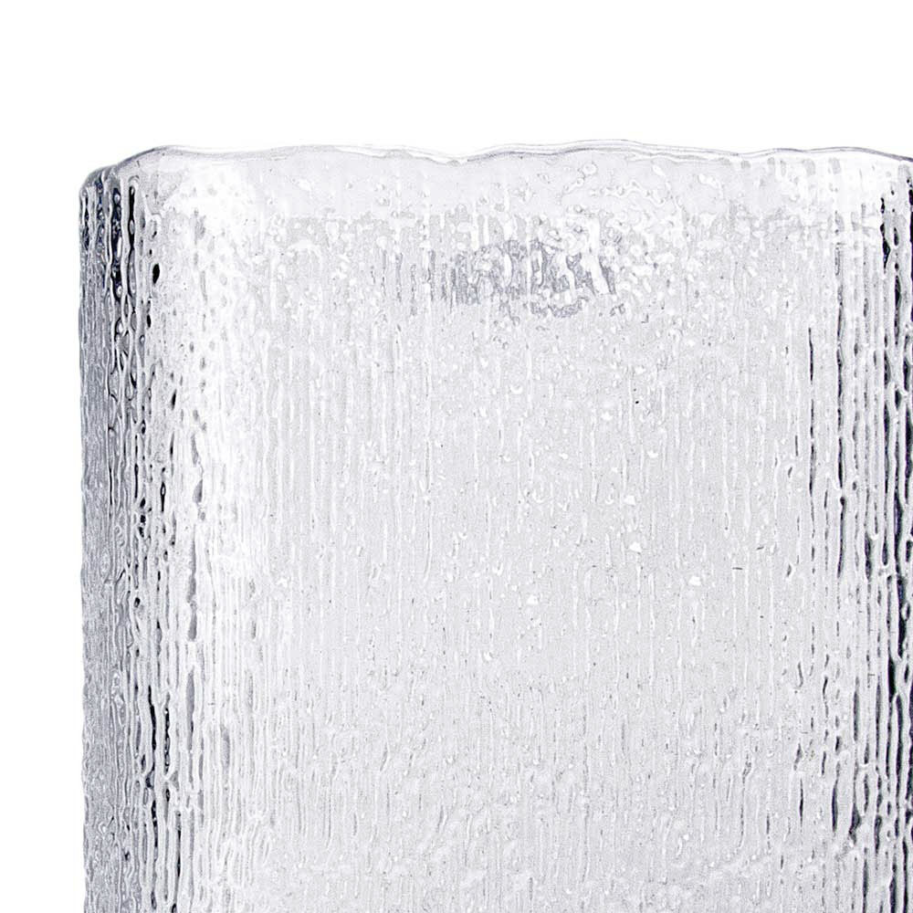 GA26002	 L7.9W3.1"H12.4" - GLASS VASE