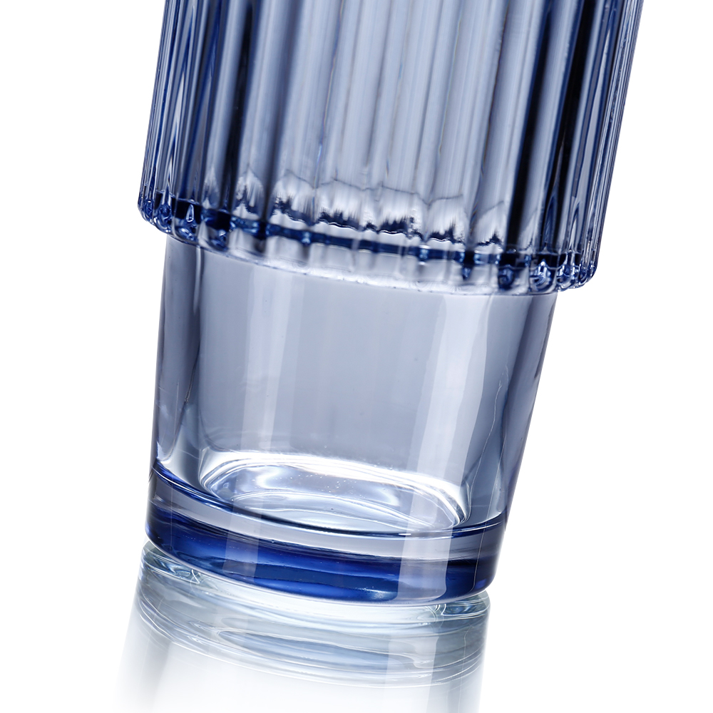 68115	 D3.27"H11.61" - SET OF 4 STACKABLE GLASSES