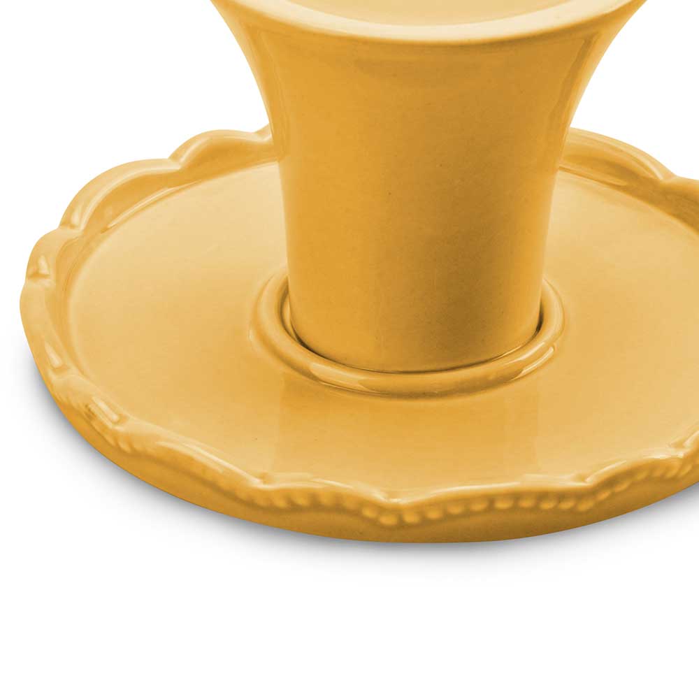 CE07038YE	 D5.6"H3.2" - EASTER CAKE PLATE