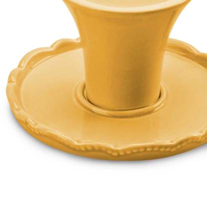 CE07038YE	 D5.6"H3.2" - EASTER CAKE PLATE