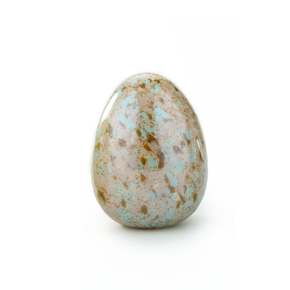 30113ASST	 D4.3"H5.9" - ASSORTED COLORS GLASS EASTER EGGS