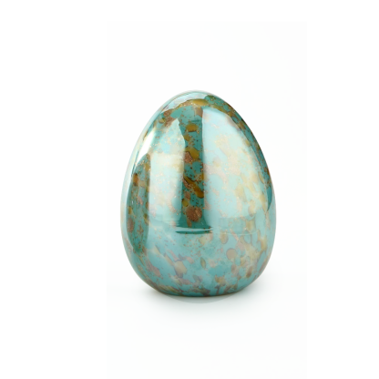 30113ASST	 D4.3"H5.9" - ASSORTED COLORS GLASS EASTER EGGS