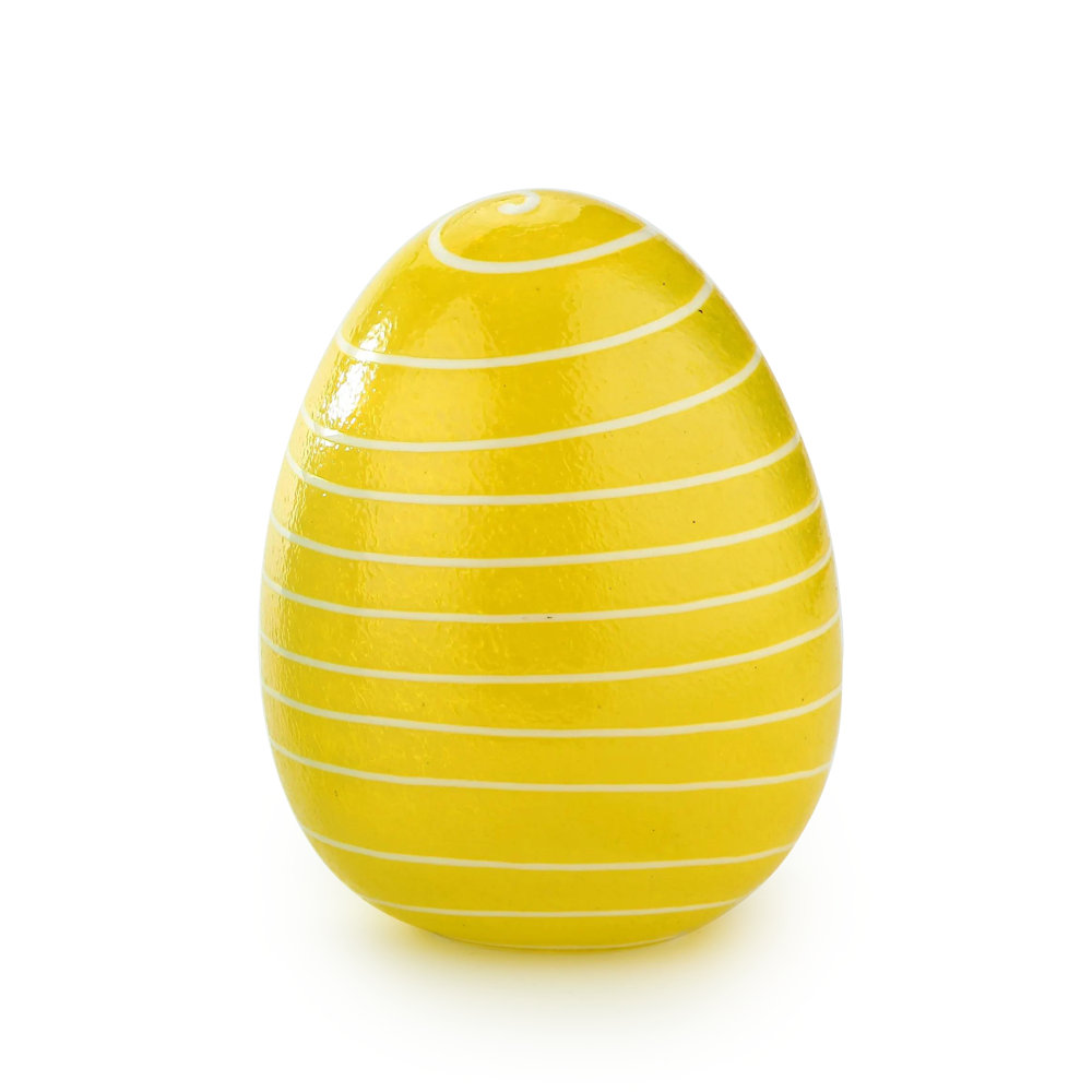 30114ASST	 D4.3"H5.9" - ASSORTED COLORS GLASS EASTER EGGS