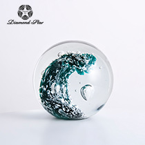 D4.5"GLASS BALL 8PC/CASE