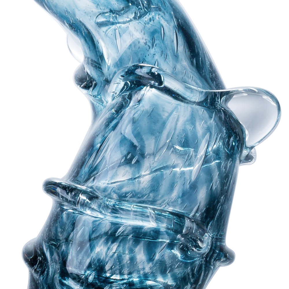 30164	 D8.7"H6.7" - GLASS FIGURINE