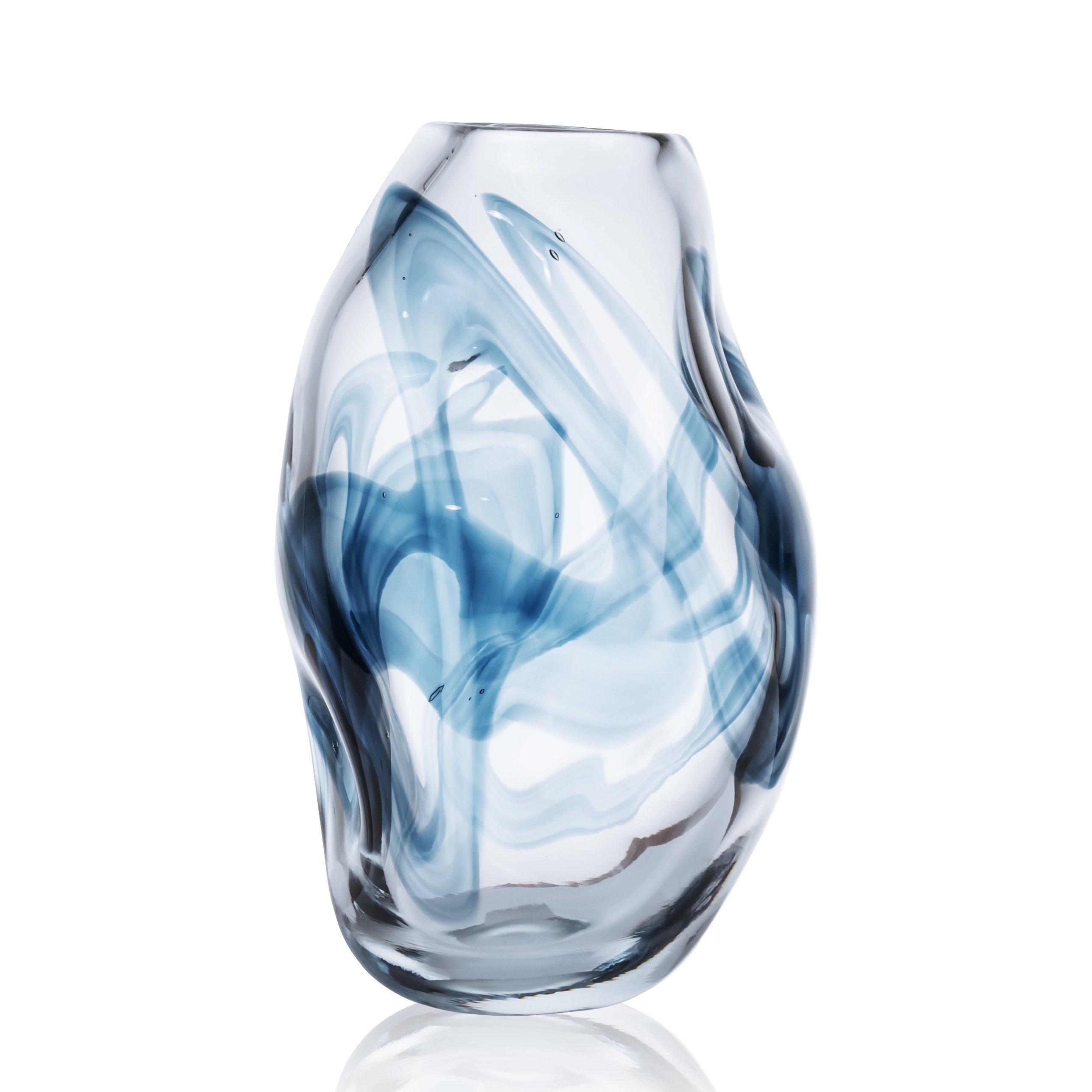 D7.87"H11.42" - GLASS VASE