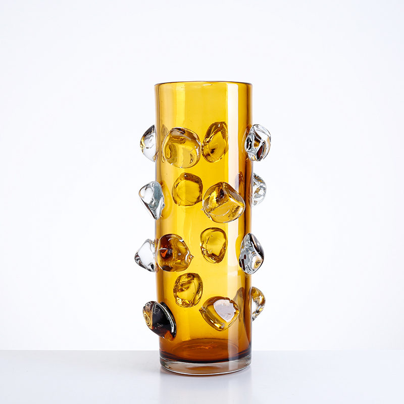 *D6.3"H14.2" - GLASS VASE