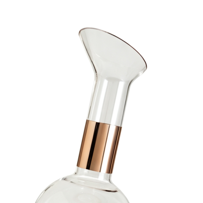 31007-1	 D5.7"H13.8" - MODERN GLASS DECANTER